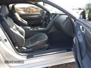2018 Infiniti Q60 Luxe with VIN JN1CV7EK0JM200522, listed as a IAAI auction lot 41308958 with 28,015 mi miles and . Bid and sale history available at carsss.com. Image 5.