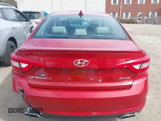 2017 Hyundai Sonata Sport with VIN 5NPE34AF9HH451174, listed as a IAAI auction lot 41732736 with 95,937 mi miles. Bid and sale history available at carsss.com. Image 16.