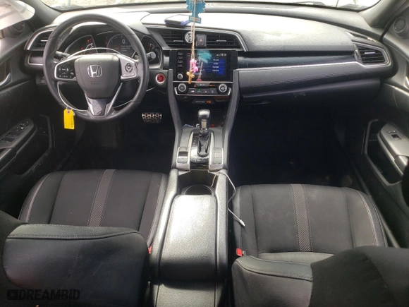 2019 Honda Civic Sedan Sport with VIN 19XFC2F84KE049982, listed as a Copart auction lot 47287135 with 90,691 mi miles and Salvage Title. Bid and sale history available at carsss.com. Image 8.