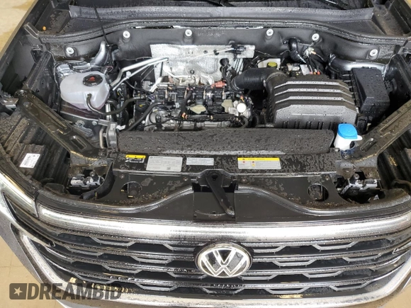 2025 Volkswagen Atlas SE with VIN 1V2WE2CA8SC206324, listed as a Copart auction lot 55507295 with 6,978 mi miles and Clean title. Bid and sale history available at DreamBid. Image 12.