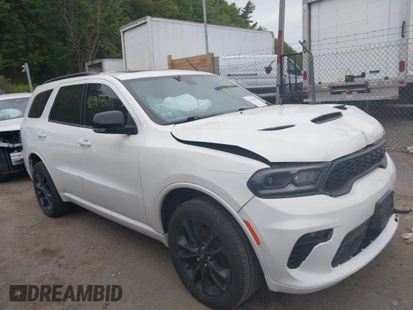 2021 Dodge Durango GT Plus z VIN 1C4RDJDG9MC757654, wystawiony jako IAAI lot #42314584 z przebiegiem 29 879 mil mil oraz . Historia ofert i sprzedaży dostępna na DreamBid. Obrazek 1.