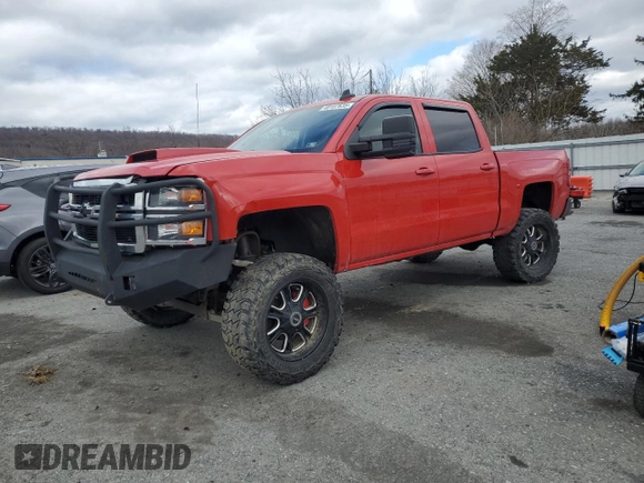 2015 Chevrolet Silverado 1500 LT with VIN 3GCUKREC7FG278885, listed as a Copart auction lot 48157635 with 98,844 mi miles and Salvage Title. Bid and sale history available at carsss.com. Image 1.