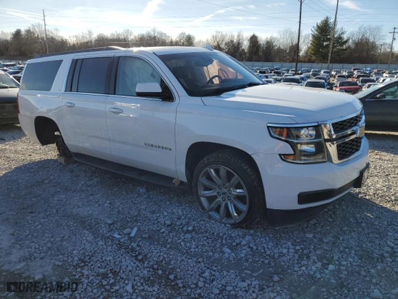 2018 Chevrolet Suburban LT with VIN 1GNSKHKC4JR197834, listed as a Copart auction lot 81198613 with 92,960 mi miles and Salvage Title. Bid and sale history available at carsss.com. Image 4.