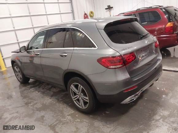 2021 Mercedes-Benz GLC with VIN W1N0G8EB1MF867732, listed as a IAAI auction lot 41409037 with 77,279 mi miles. Bid and sale history available at carsss.com. Image 3.
