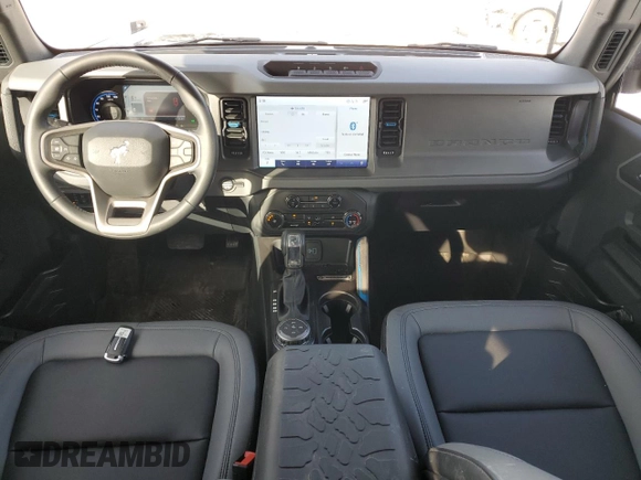 2024 Ford Bronco Black Diamond with VIN 1FMDE1AH3RLA71844, listed as a Copart auction lot 43228085 with 4,753 mi miles and Salvage title. Bid and sale history available at DreamBid. Image 8.