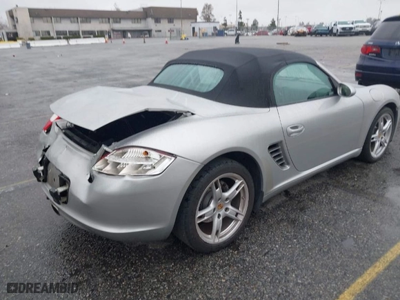2008 Porsche Boxster with VIN WP0CA29808U710535, listed as a IAAI auction lot 41794429 with 63,031 mi miles. Bid and sale history available at carsss.com. Image 4.