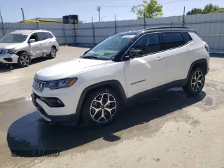 2025 Jeep Compass Limited with VIN 3C4NJDCN2ST514200, listed as a Copart auction lot 61833255 with 26,103 mi miles and Clean title. Bid and sale history available at DreamBid. Image 1.
