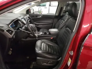 2015 Ford Edge SEL with VIN 2FMTK4J83FBC20884, listed as a Copart auction lot 51409995 with 75,600 mi miles and Salvage Title. Bid and sale history available at carsss.com. Image 7.