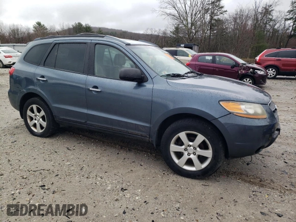 2009 Hyundai Santa Fe SE with VIN 5NMSH73EX9H265183, listed as a Copart auction lot 52118135 with 207,194 mi miles and Clean title. Bid and sale history available at DreamBid. Image 4.