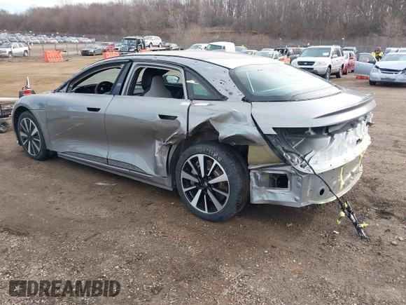 2023 Lucid Air Touring z VIN 50EA1TEAXPA004884, wystawiony jako IAAI lot #41465547 z przebiegiem 18 051 mil mil oraz . Historia ofert i sprzedaży dostępna na DreamBid. Obrazek 3.