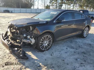 2015 Buick LaCrosse Premium II with VIN 1G4GF5G39FF144853, listed as a Copart auction lot 46542055 with 80,938 mi miles and Salvage Title. Bid and sale history available at DreamBid. Image 1.