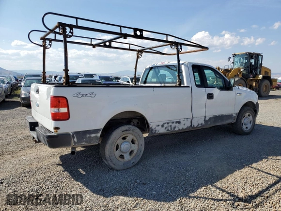 2008 Ford F-150 XL with VIN 1FTRF14W68KD09093, listed as a Copart auction lot 68461844 with 1,528,722 mi miles and Clean Title. Bid and sale history available at carsss.com. Image 3.