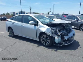 2019 Toyota Prius L Eco with VIN JTDKARFU0K3097075, listed as a IAAI auction lot 41751482 with 16,558 mi miles. Bid and sale history available at carsss.com. Image 1.