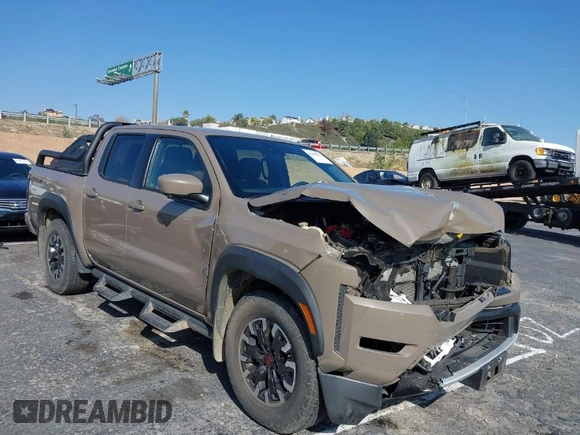 2023 Nissan Frontier Pro-X with VIN 1N6ED1EJ6PN627247, listed as a IAAI auction lot 41489652 with 29,232 mi miles and . Bid and sale history available at DreamBid. Image 1.