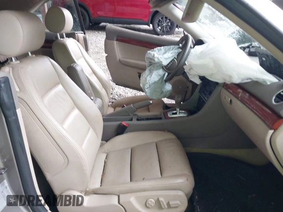 2003 Audi A4 3.0L with VIN WAUAT48HX3K017357, listed as a IAAI auction lot 42236859 with Not provided miles and . Bid and sale history available at DreamBid. Image 5.