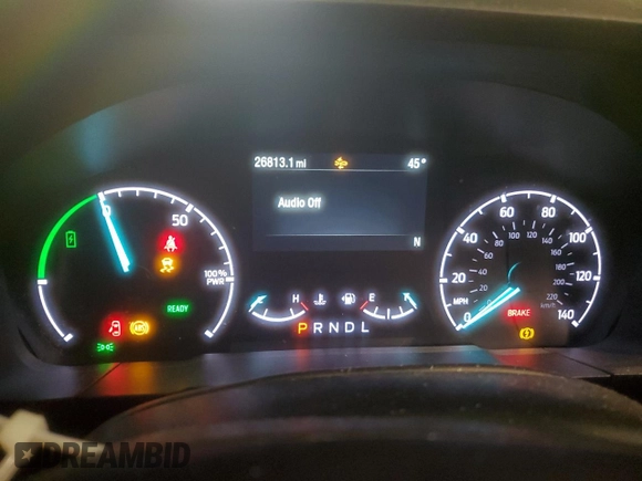 2022 Ford Maverick XL with VIN 3FTTW8E31NRA30063, listed as a Copart auction lot 85284684 with 26,813 mi miles and Salvage Title. Bid and sale history available at DreamBid. Image 9.