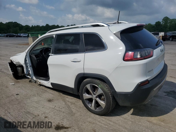 2021 Jeep Cherokee Limited with VIN 1C4PJMDX8MD184726, listed as a Copart auction lot 57067075 with Not provided miles and Salvage title. Bid and sale history available at DreamBid. Image 2.