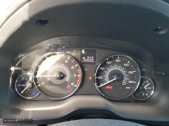 2010 Subaru Outback 2.5i with VIN 4S4BRBAC8A1320323, listed as a Copart auction lot 85920724 with 169,250 mi miles and Salvage Title. Bid and sale history available at carsss.com. Image 9.