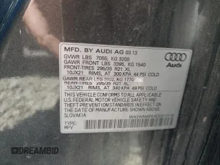 2013 Audi Q7 Prestige with VIN WA1WMAFE4DD013138, listed as a Copart auction lot 64697755 with 238,677 mi miles and Clean title. Bid and sale history available at DreamBid. Image 13.