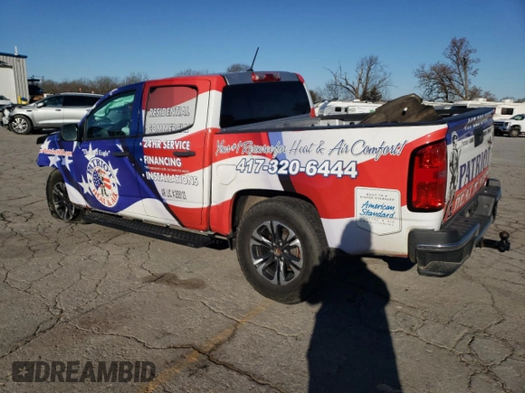 2019 Chevrolet Colorado 2WD Work Truck with VIN 1GCGSBEN0K1258993, listed as a Copart auction lot 42415185 with 149,519 mi miles and Salvage Title. Bid and sale history available at carsss.com. Image 2.
