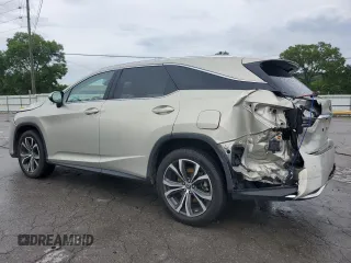 2020 Lexus RX 350L with VIN JTJHZKEA8L2017253, listed as a Copart auction lot 60213465 with 62,422 mi miles and Salvage title. Bid and sale history available at DreamBid. Image 2.