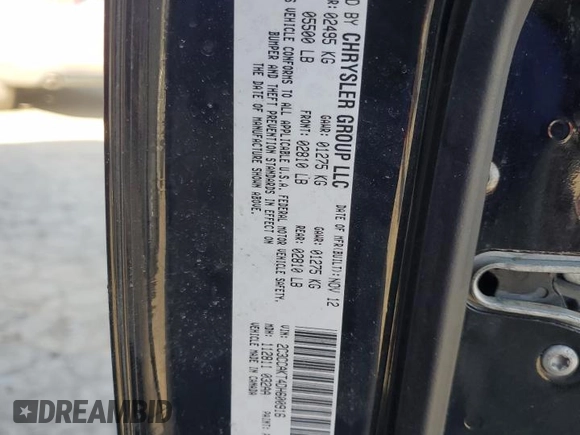 2013 Chrysler 300 C z VIN 2C3CCAKT4DH600916, wystawiony jako Copart lot #42281255 z przebiegiem 173 998 mil mil oraz Szkoda całkowita • Salvage title. Historia ofert i sprzedaży dostępna na DreamBid. Obrazek 12.