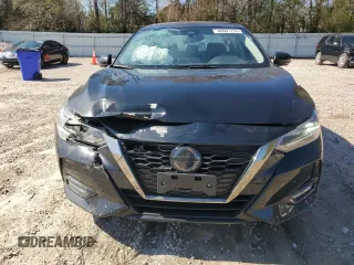 2022 Nissan Sentra SR with VIN 3N1AB8DV9NY319397, listed as a Copart auction lot 46607735 with 17,472 mi miles and Salvage Title. Bid and sale history available at carsss.com. Image 5.