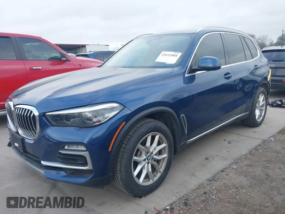 2020 BMW X5 sDrive40i with VIN 5UXCR4C07L9C27998, listed as a IAAI auction lot 41652088 with 59,009 mi miles and . Bid and sale history available at DreamBid. Image 21.