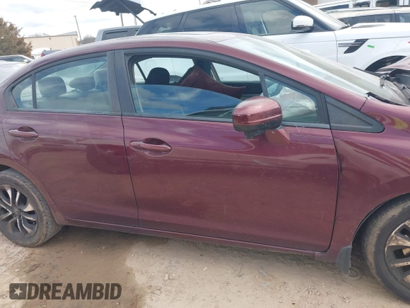 2014 Honda Civic Sedan EX with VIN 19XFB2F87EE041172, listed as a IAAI auction lot 41690179 with 111,019 mi miles. Bid and sale history available at carsss.com. Image 13.