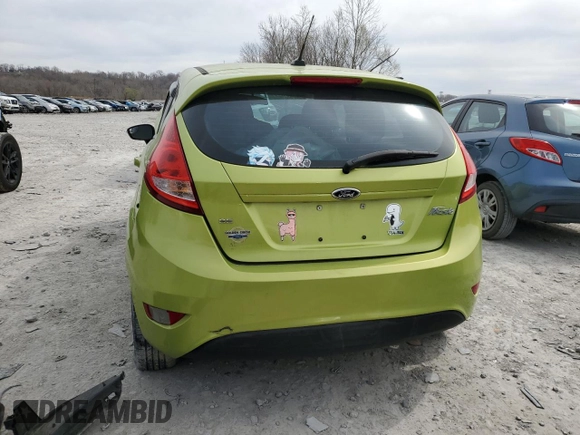 2013 Ford Fiesta SE with VIN 3FADP4EJ5DM192076, listed as a Copart auction lot 50008355 with 0 mi miles and Salvage Title. Bid and sale history available at carsss.com. Image 6.
