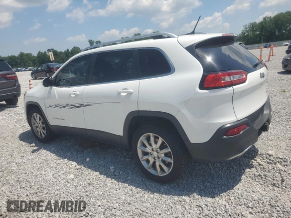 2014 Jeep Cherokee Limited z VIN 1C4PJLDS2EW261465, wystawiony jako Copart lot #62859445 z przebiegiem Nie podano mil oraz Szkoda całkowita • Salvage title. Historia ofert i sprzedaży dostępna na DreamBid. Obrazek 2.