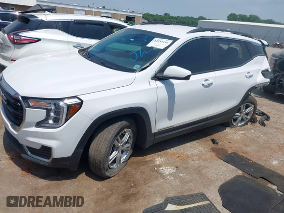 2022 GMC Terrain SLE with VIN 3GKALMEV1NL138927, listed as a IAAI auction lot 42334616 with 75,432 mi miles and . Bid and sale history available at DreamBid. Image 18.