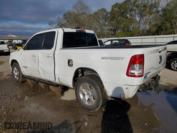 2020 Ram 1500 Big Horn with VIN 1C6RREBG8LN107736, listed as a Copart auction lot 86060394 with 86,627 mi miles and Salvage Title. Bid and sale history available at carsss.com. Image 2.