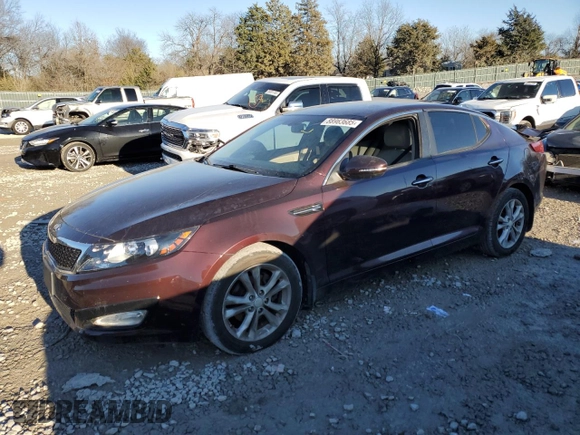 2013 Kia Optima EX with VIN 5XXGN4A76DG110140, listed as a Copart auction lot 88963685 with 212,620 mi miles and Clean Title. Bid and sale history available at carsss.com. Image 1.