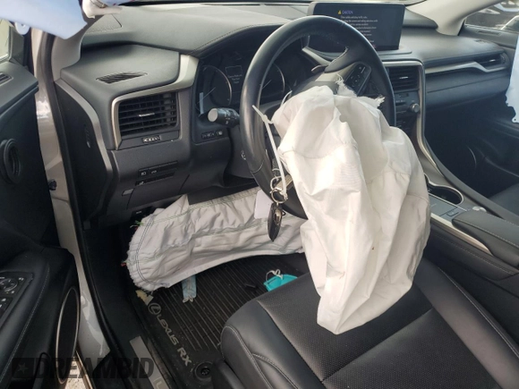 2022 Lexus RX 350 with VIN 2T2HZMDA4NC326539, listed as a Copart auction lot 58724655 with 8,869 mi miles and Salvage title. Bid and sale history available at DreamBid. Image 8.