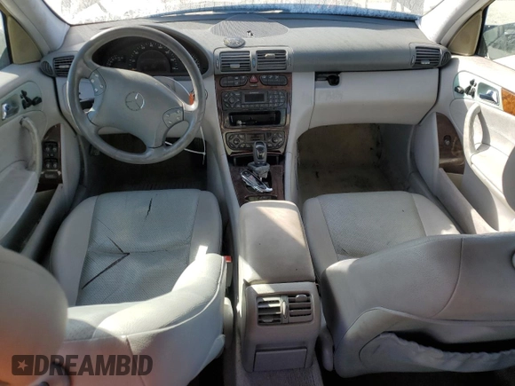 2003 Mercedes-Benz C 230/260/280/320 with VIN WDBRF64J73F309654, listed as a Copart auction lot 41789965 with 89,406 mi miles and Salvage Title. Bid and sale history available at DreamBid. Image 8.