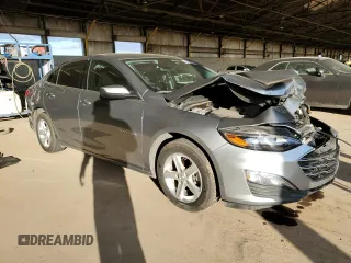 2024 Chevrolet Malibu LS with VIN 1G1ZB5ST8RF135834, listed as a Copart auction lot 42957325 with 24,630 mi miles and Salvage Title. Bid and sale history available at DreamBid. Image 4.