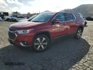 2019 Chevrolet Traverse LT Leather with VIN 1GNERHKW6KJ280409, listed as a Copart auction lot 43862735 with 120,798 mi miles and Salvage Title. Bid and sale history available at carsss.com. Image 1.