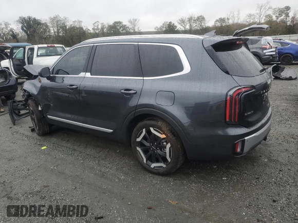2024 Kia Telluride EX with VIN 5XYP34GCXRG469228, listed as a Copart auction lot 81330844 with 15,442 mi miles and Salvage Title. Bid and sale history available at DreamBid. Image 2.