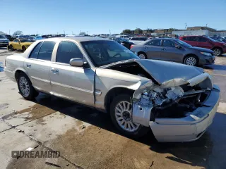 2009 Mercury Grand Marquis LS with VIN 2MEHM75V09X619313, listed as a Copart auction lot 41596455 with 198,017 mi miles and Salvage Title. Bid and sale history available at DreamBid. Image 4.