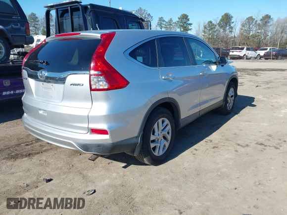 2015 Honda CR-V EX with VIN 2HKRM4H58FH679739, listed as a IAAI auction lot 41395029 with 153,776 mi miles and . Bid and sale history available at DreamBid. Image 4.