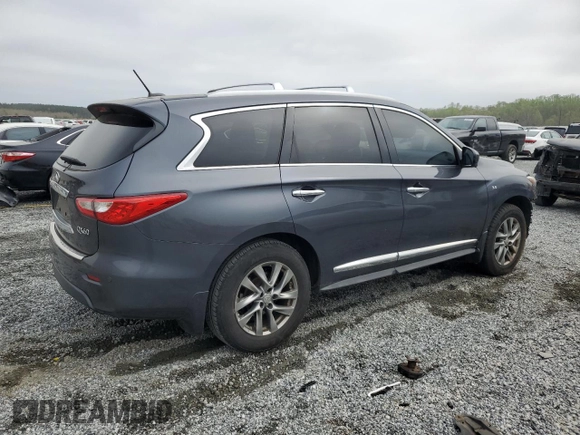 2014 Infiniti QX60 with VIN 5N1AL0MM3EC511289, listed as a Copart auction lot 51481215 with 183,907 mi miles and Salvage Title. Bid and sale history available at carsss.com. Image 3.