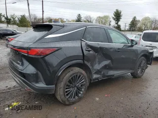 2025 Lexus RX 350 with VIN 2T2BAMCA4SC091988, listed as a Copart auction lot 52320925 with 3,725 mi miles and Salvage Title. Bid and sale history available at DreamBid. Image 3.
