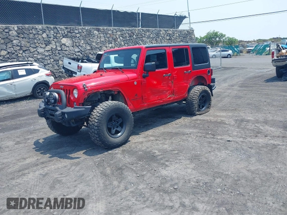 2014 Jeep Wrangler Unlimited Rubicon with VIN 1C4BJWFG0EL326979, listed as a IAAI auction lot 41913129 with 118,548 mi miles and . Bid and sale history available at DreamBid. Image 18.