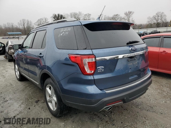 2018 Ford Explorer XLT with VIN 1FM5K7D80JGB51191, listed as a Copart auction lot 45317495 with 133,355 mi miles and Salvage Title. Bid and sale history available at DreamBid. Image 2.