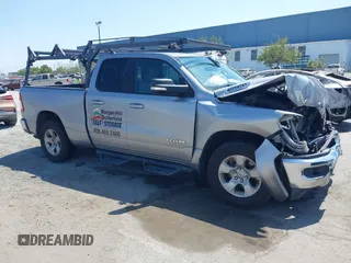 2021 Ram 1500 Big Horn with VIN 1C6RREBG9MN681473, listed as a IAAI auction lot 42437669 with 97,917 mi miles and . Bid and sale history available at DreamBid. Image 1.
