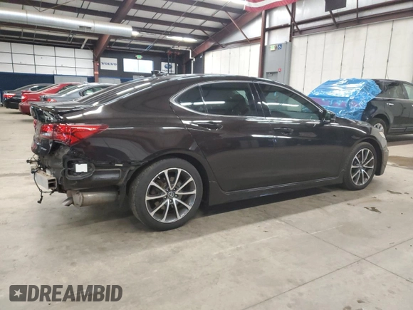 2016 Acura TLX V6 Advance with VIN 19UUB3F72GA003649, listed as a Copart auction lot 81685174 with 115,580 mi miles and Salvage Title. Bid and sale history available at carsss.com. Image 3.