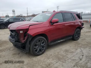 2023 Chevrolet Tahoe RST with VIN 1GNSKRKD8PR322728, listed as a Copart auction lot 87262694 with 27,901 mi miles and Salvage title. Bid and sale history available at DreamBid. Image 1.