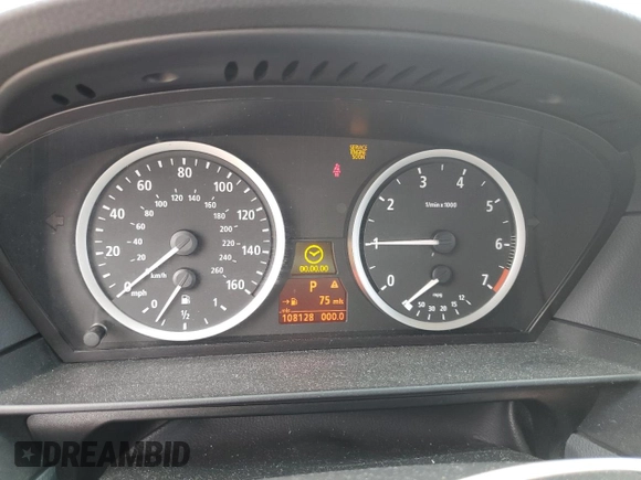 2004 BMW 5 Series 530i with VIN WBANA73564B058592, listed as a Copart auction lot 60579655 with 108,128 mi miles and Clean title. Bid and sale history available at DreamBid. Image 9.