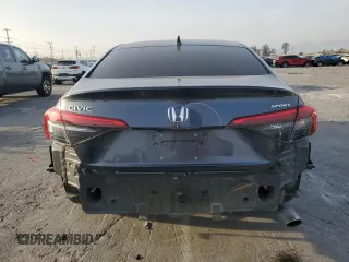 2024 Honda Civic Sport with VIN 2HGFE2F53RH544299, listed as a Copart auction lot 43572105 with 78,806 mi miles and Salvage Title. Bid and sale history available at DreamBid. Image 6.